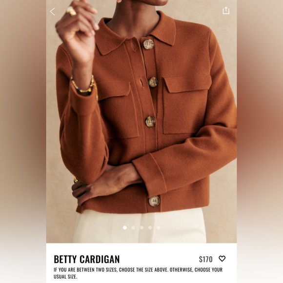 Sézane Betty Cardigan XS - Picture 4 of 4